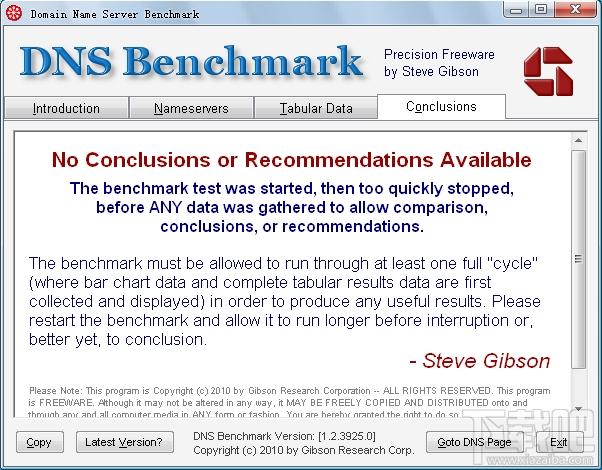 DNS Benchmark,DNS测速工具