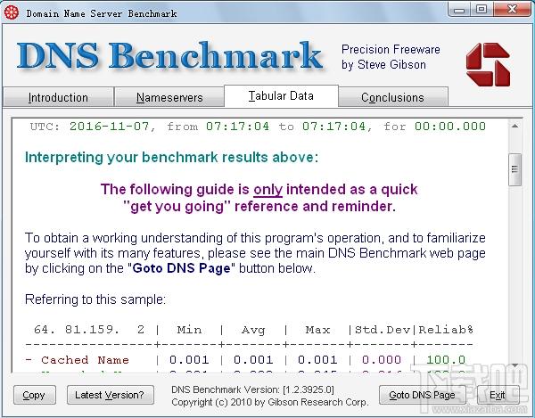 DNS Benchmark,DNS测速工具