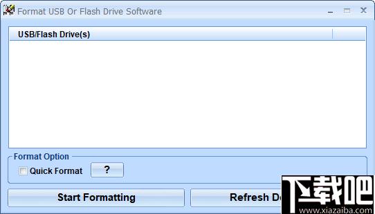 Format USB Or Flash Drive Software下载,格式化,U盘工具