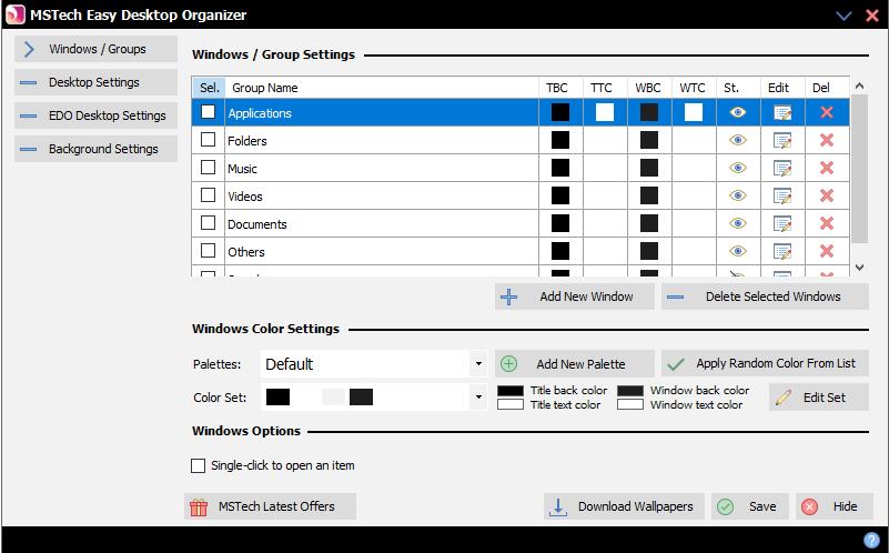 MSTech Easy Desktop Organizer免费版下载,桌面管理